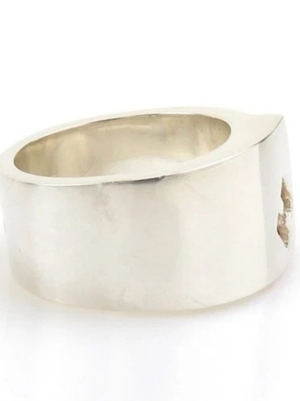 Auth HERMES Ring Silver/Orange Silver 925 - e60488a - Picture 3 of 11